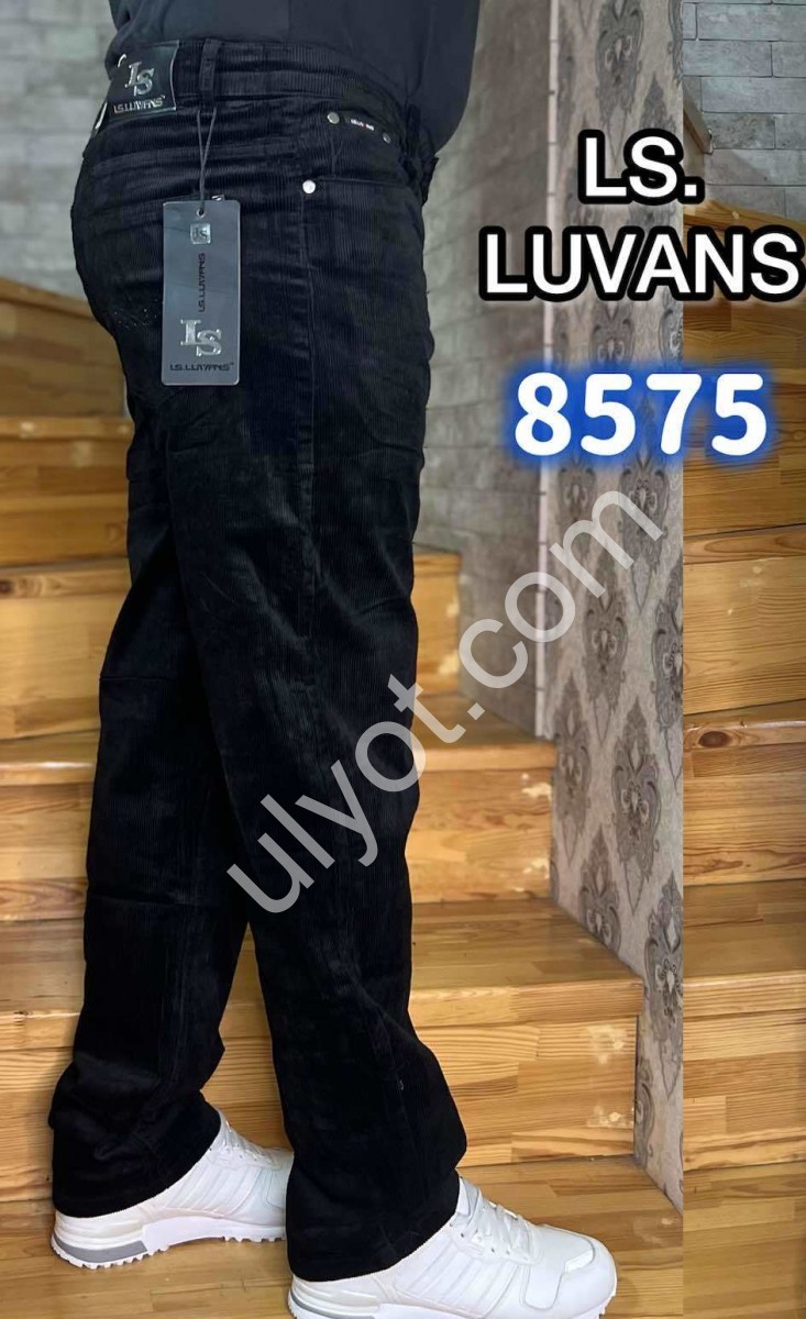 БРЮКИ LS JEANS (34-44) ЧЕРНЫЙ 8575-D