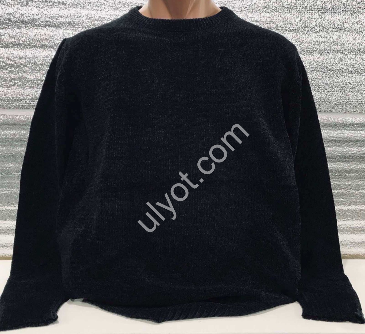 СВИТЕР (M-2XL) ЧЕРНЫЙ 112