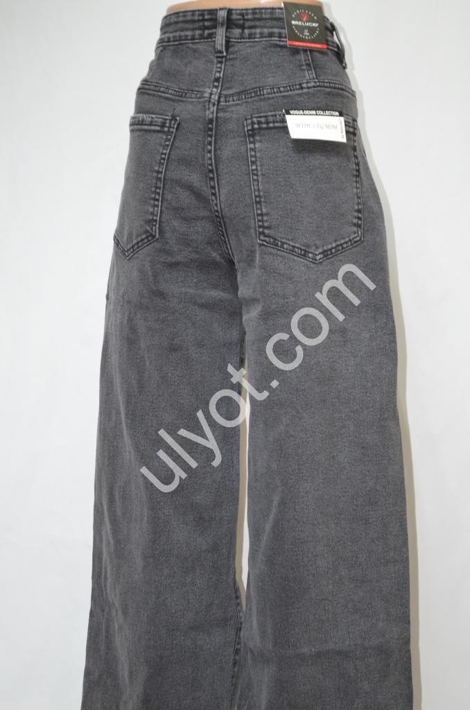 Фото 1 ДЖИНСЫ RELUCKY (31-38) ГРАФИТ W0375-3