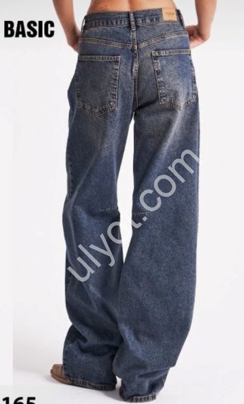ДЖИНСИ IT'S BASIC (34-40) Т.СИНІЙ 3165/2w5/8