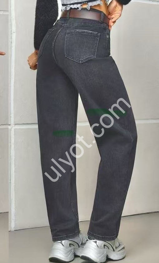 ДЖИНСЫ M.SARA (XS-XL) ГРАФИТ 1032-B