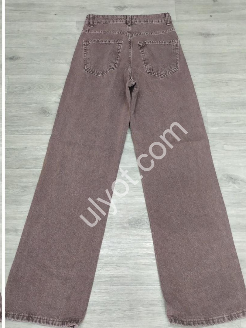 ДЖИНСЫ REAL FOCUS (25-30) СВ.КОРИЧНЕВЫЙ 1776-401