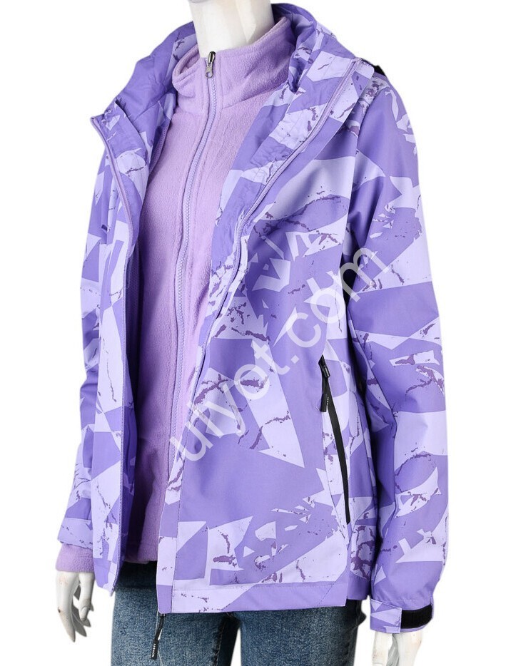 КУРТКА ДВОЙКА (L-3XL) ФИОЛЕТОВЫЙ 4195-W6200-5