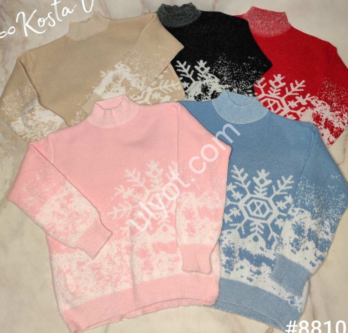 СВИТЕР (ONE SIZE 48-52) МИКС 8810