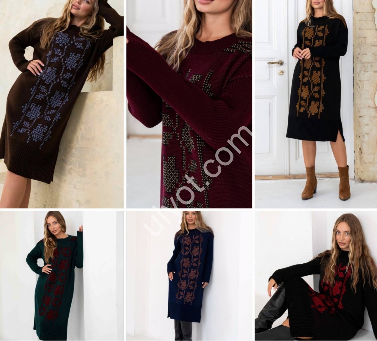 Фото 3 ПЛАТЬЕ-2 (ONE SIZE 44-52) МИКС 