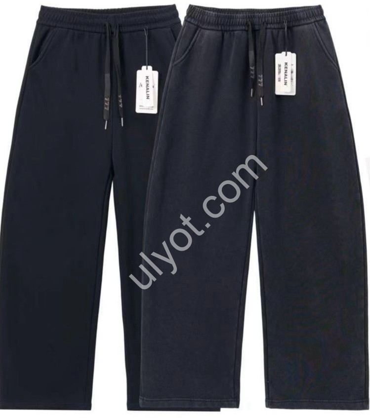 ШТАНИ (5XL-8XL) Хутро Чорне 9288