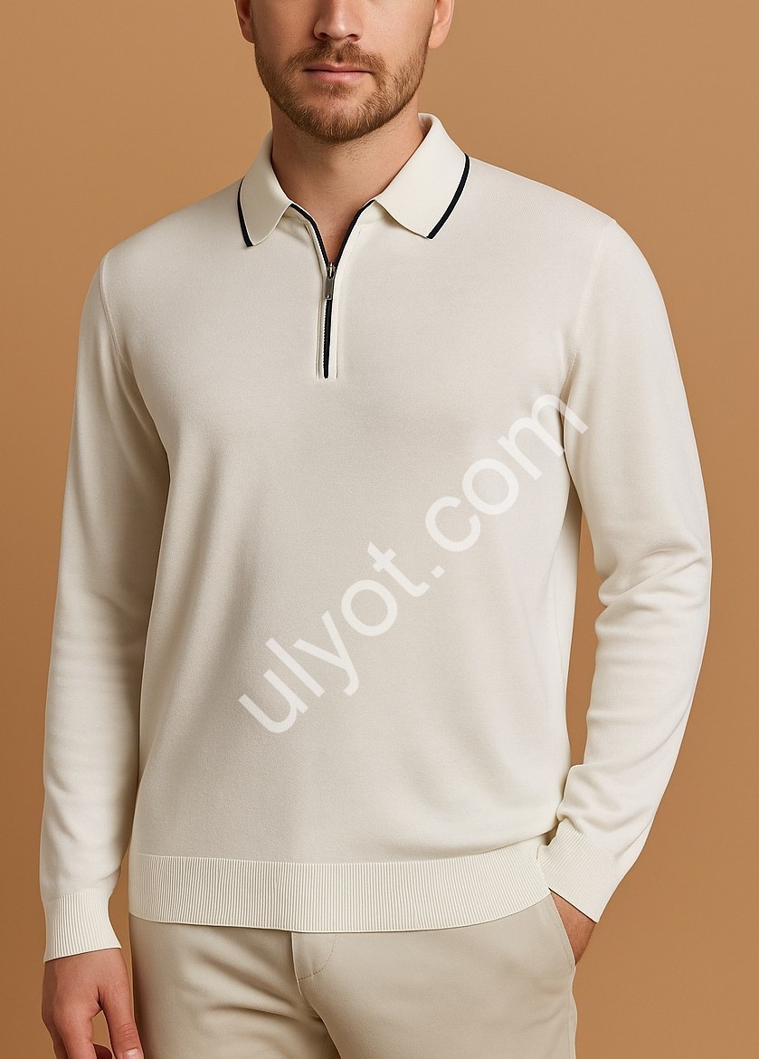 КОФТА VIP STONES (M-2XL) МОЛОКО 054