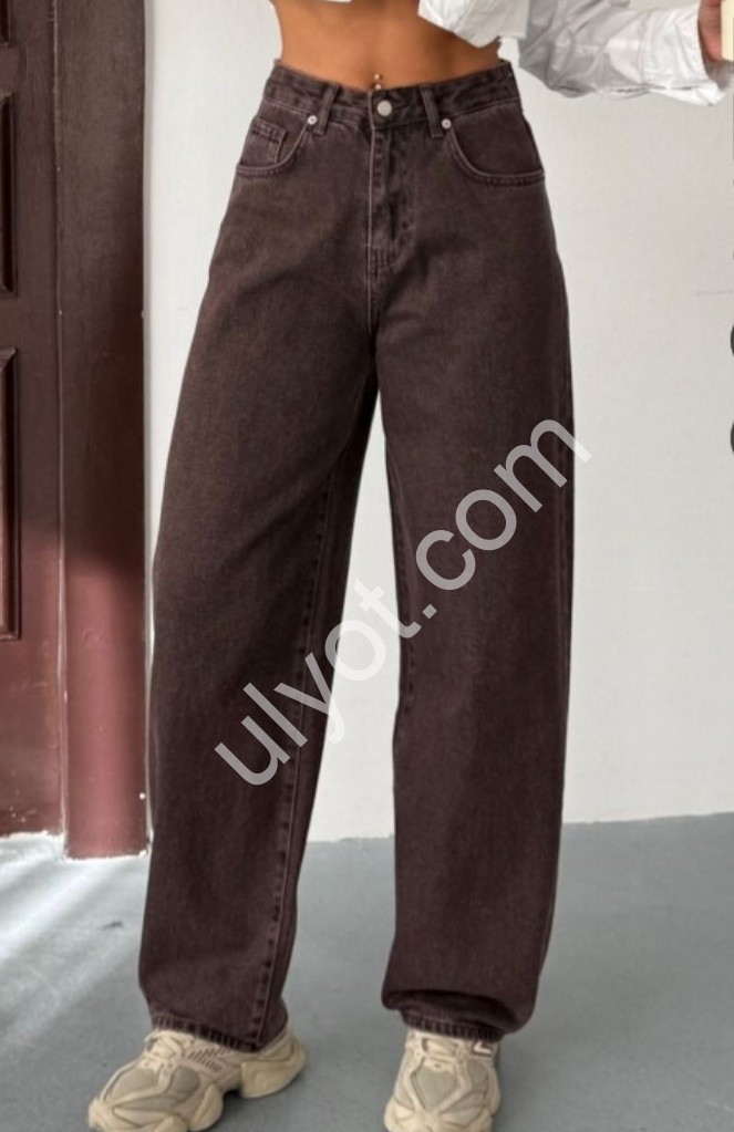 ДЖИНСИ ZEO BASIC (34-42) ШОКОЛАД 5072