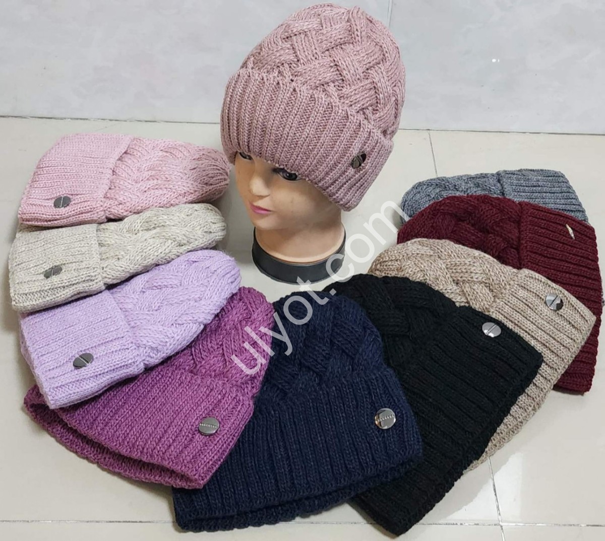 ШАПКА-10 (ONE SIZE) ФЛІС МІКС