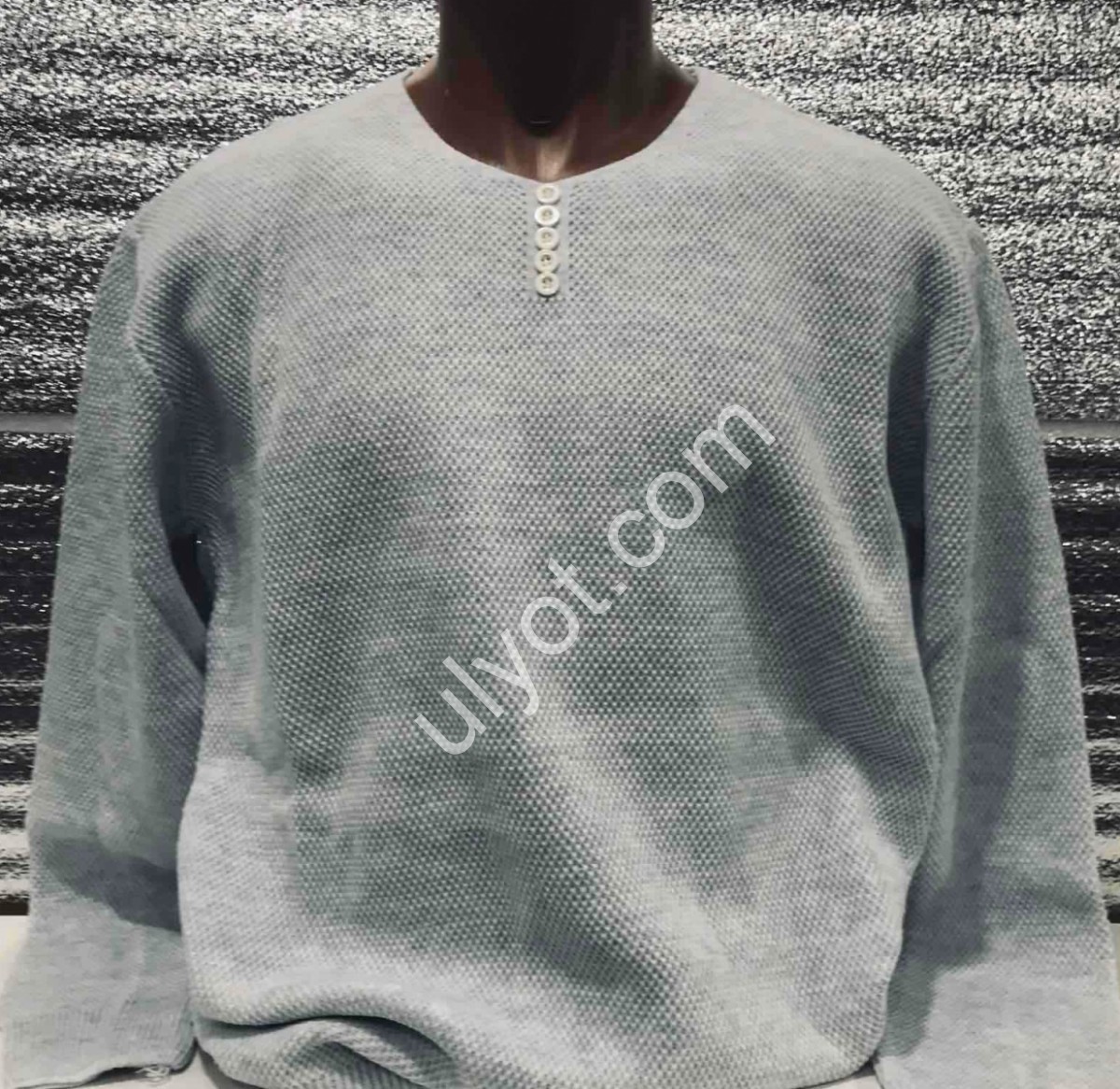 СВІТЕР CASHMERE (M-XL) СВ.СІРИЙ 6370