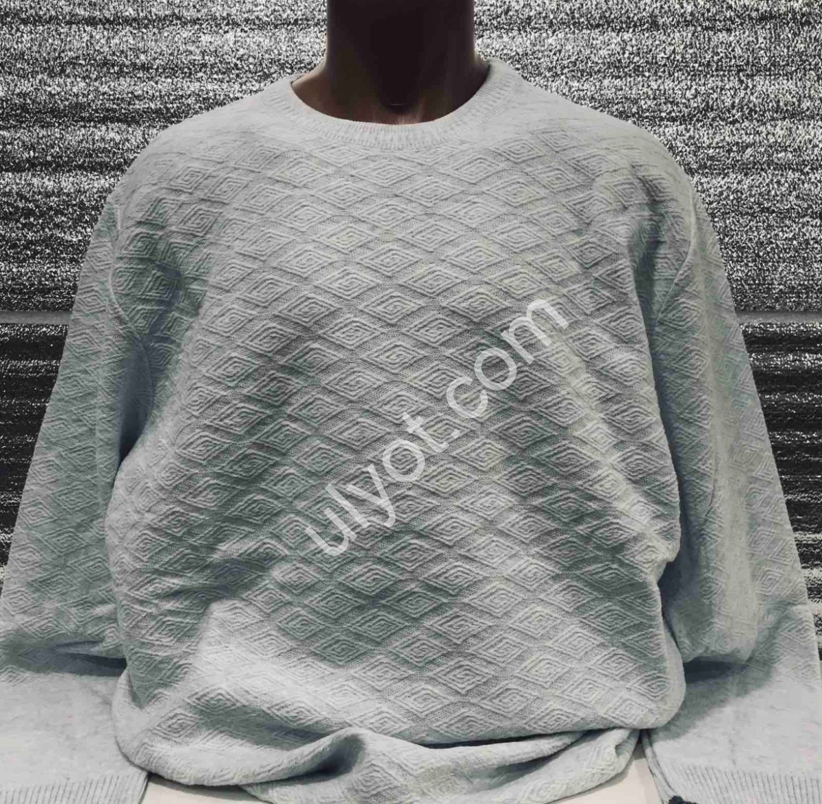 СВИТЕР CASHMERE (3XL-5XL) БЕЛЫЙ 12136