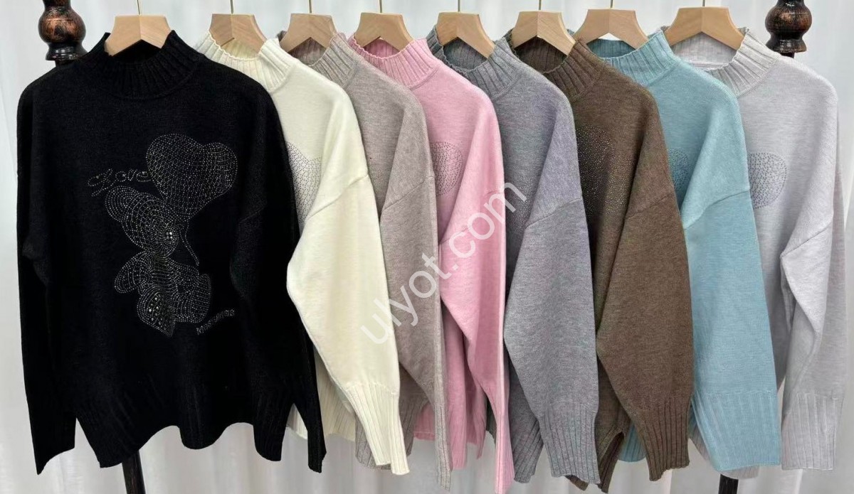 СВІТЕР (ONE SIZE 54-56) МІКС A110