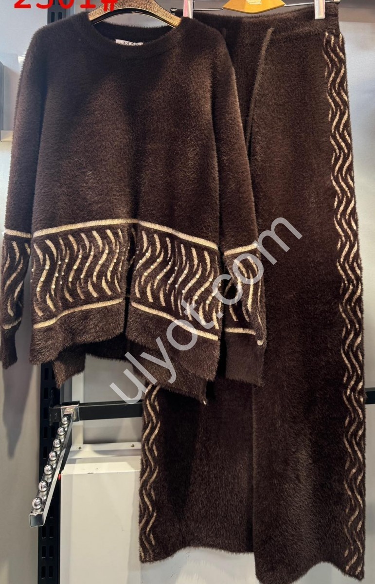 КОСТЮМ (OVER SIZE) АЛЬПАКУ МІКС 2501
