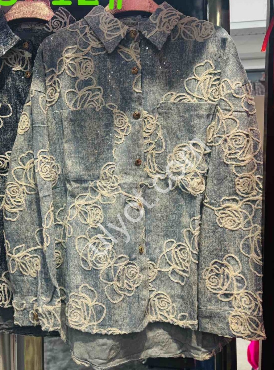 Сорочка (S/ML/XL) ДЖИНС ГРАФІТ 2025-12