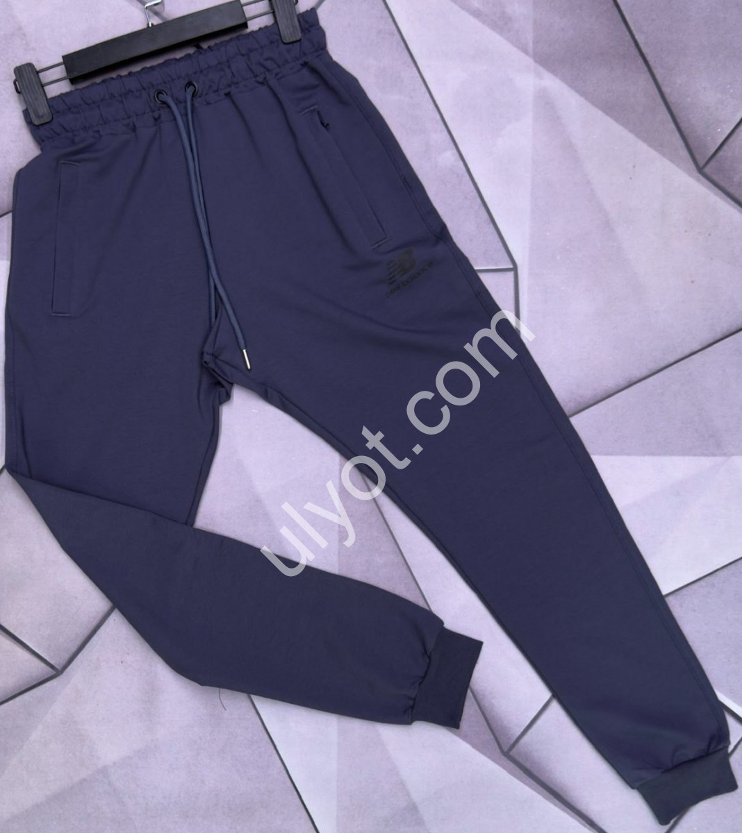СПОРТ.ШТАНИ NB02 (S-2XL) МАНЖЕТ ГРАФІТ 3