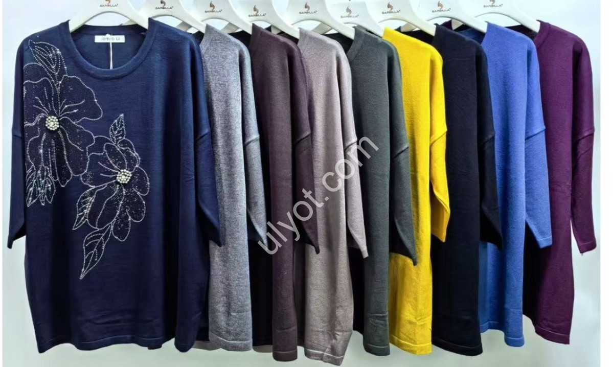 СВИТЕР (ONE SIZE 60-62) МИКС 88581