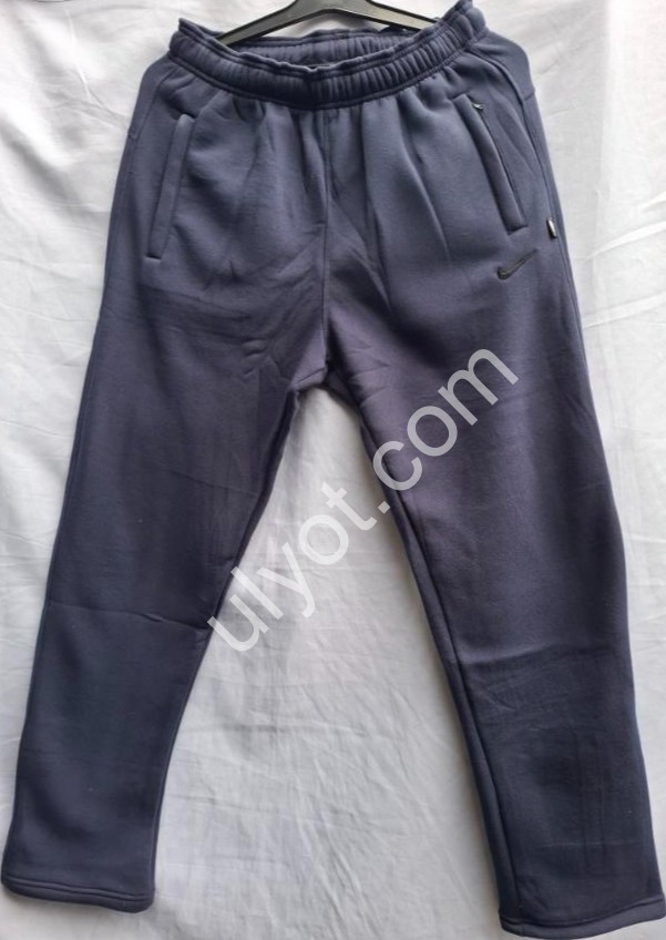 СПОРТ.ШТАНЫ N02 (50-58) ФЛИС ПРЯМОЙ Т.СИНИЙ 