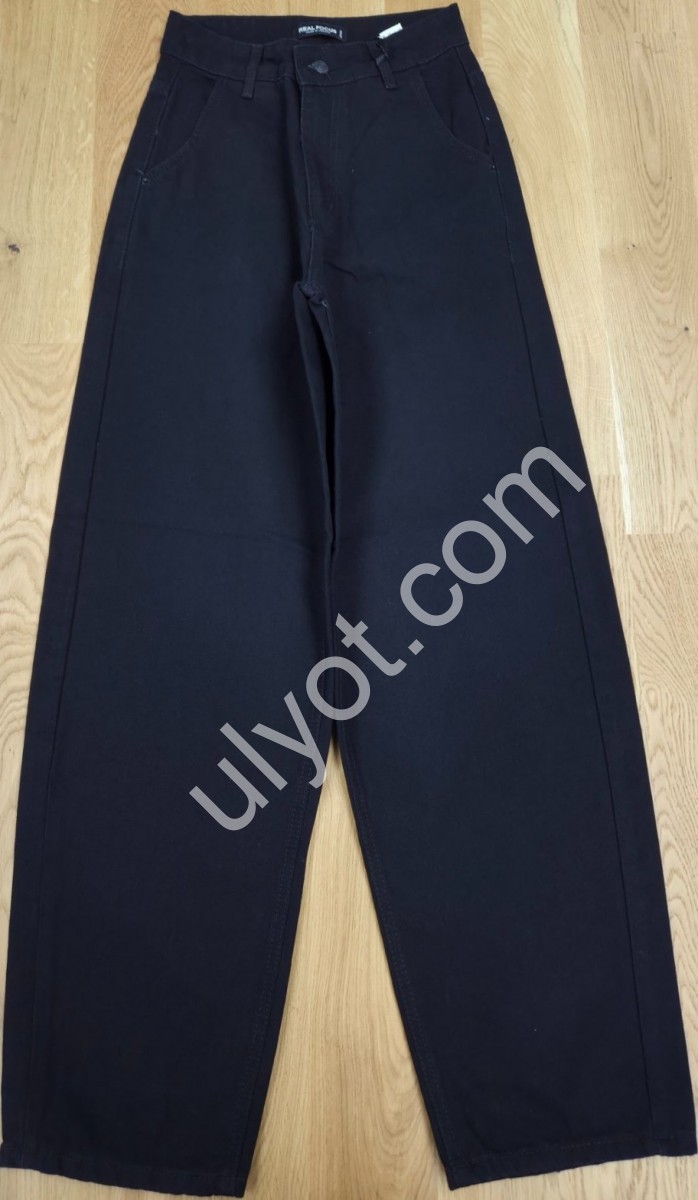 ДЖИНСИ REAL FOCUS (25-27) ЧОРНИЙ 1634-9