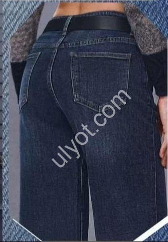 ДЖИНСИ M.SARA (XS-XL) Т.СИНІЙ 3395