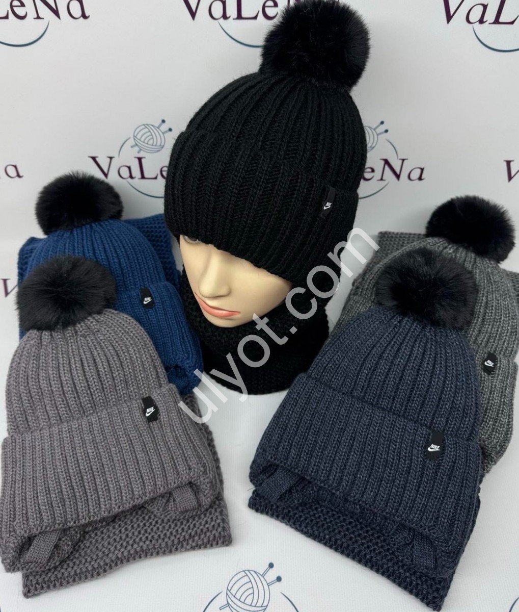 ШАПКА+ХОМУТ N02 (ONE SIZE 50-52) ФЛИС МИКС 
