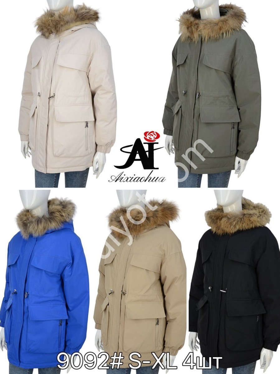 КУРТКА (S-XL) ЧОРНИЙ 9092