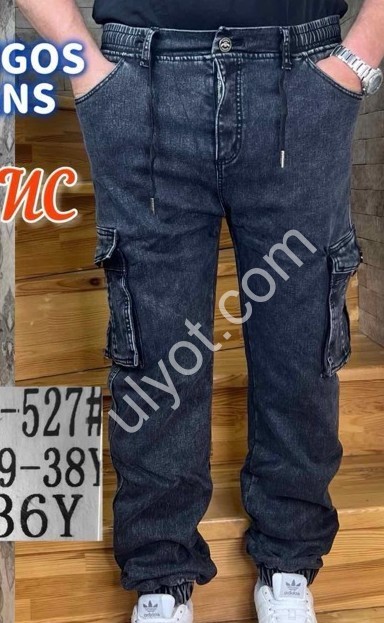 ДЖИНСИ AVIWGOS (29-38) ФЛІС КАРГО ГРАФІТ 527