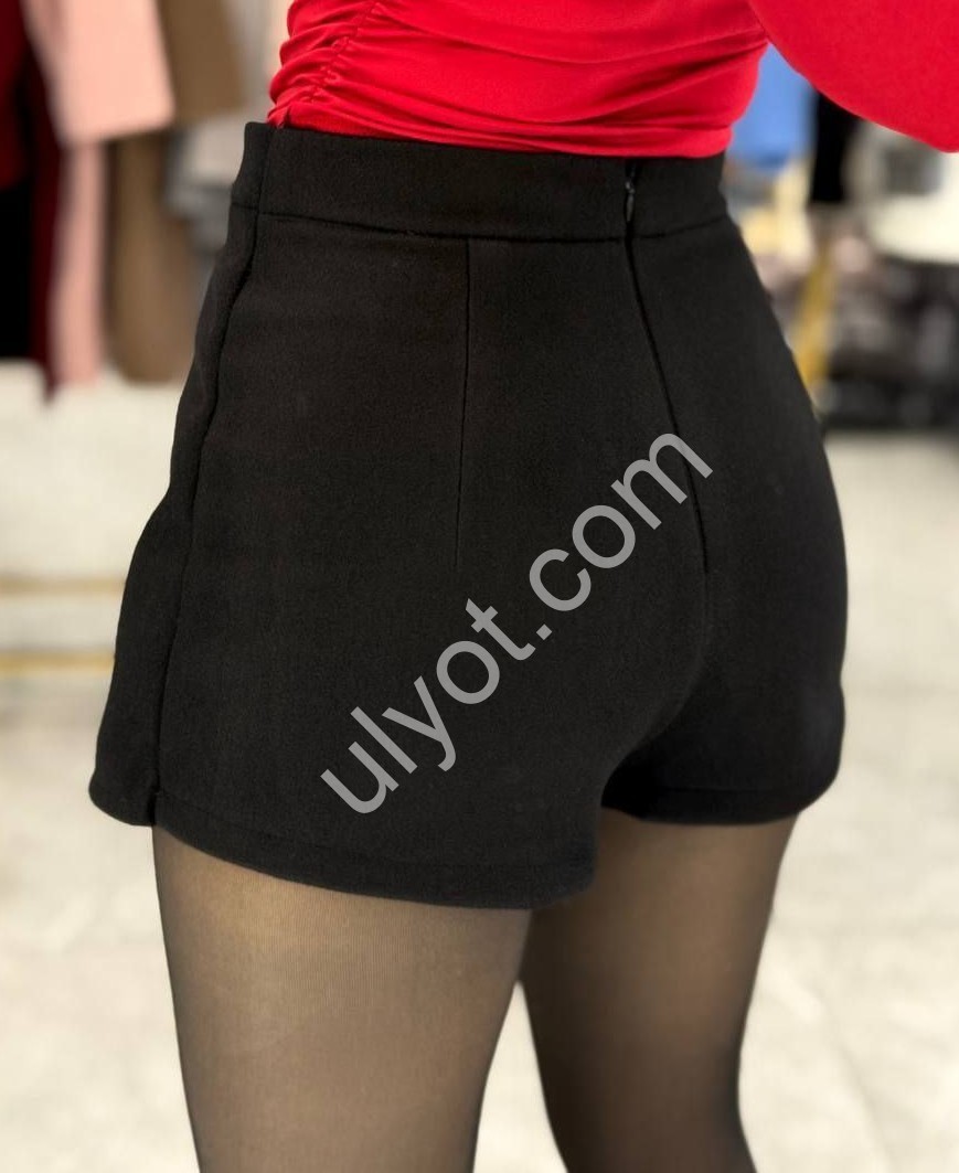 Фото 1 ЮБКА-ШОРТЫ (42-46) ЧЕРНЫЙ 1672