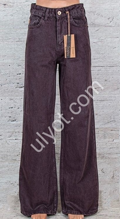 ДЖИНСЫ SASHA (26-31) ШОКОЛАД 2384