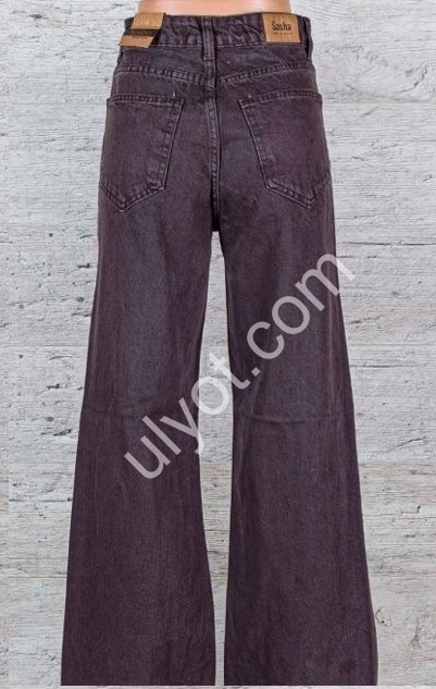 ДЖИНСЫ SASHA (26-31) ШОКОЛАД 2384