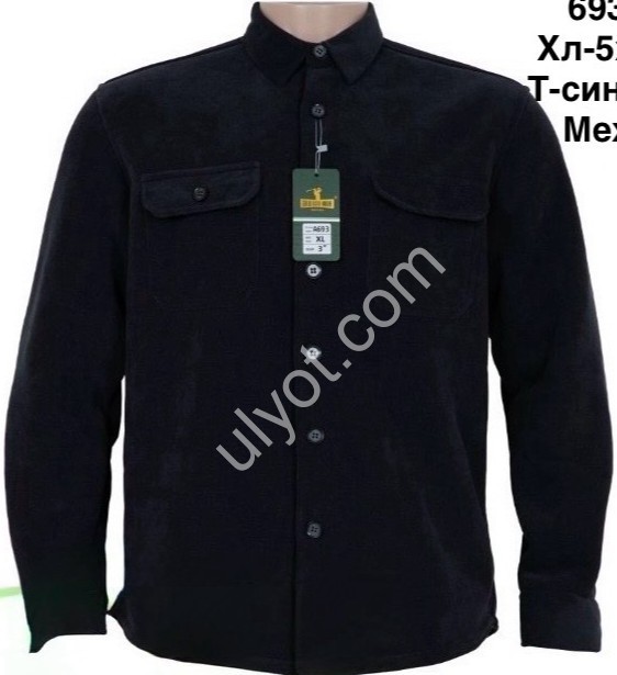 РУБАШКА (XL-5XL) МЕХ МИКС 693