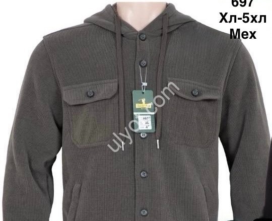 РУБАШКА (XL-5XL) МЕХ МИКС 697