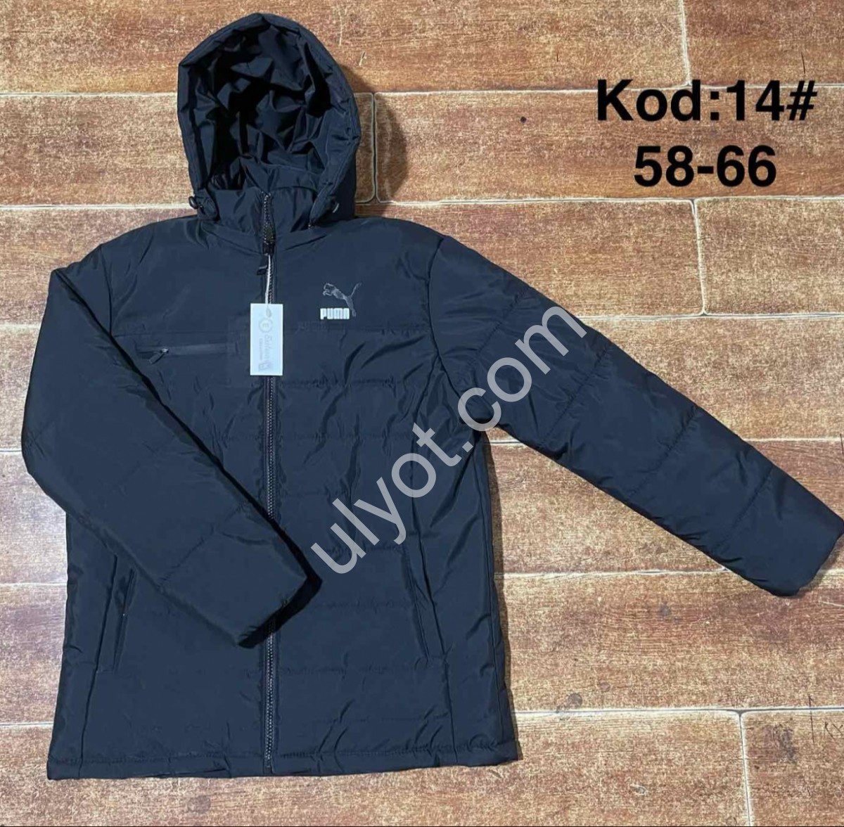 КУРТКА P15 (58-66) МОХОР ЧОРНИЙ 14