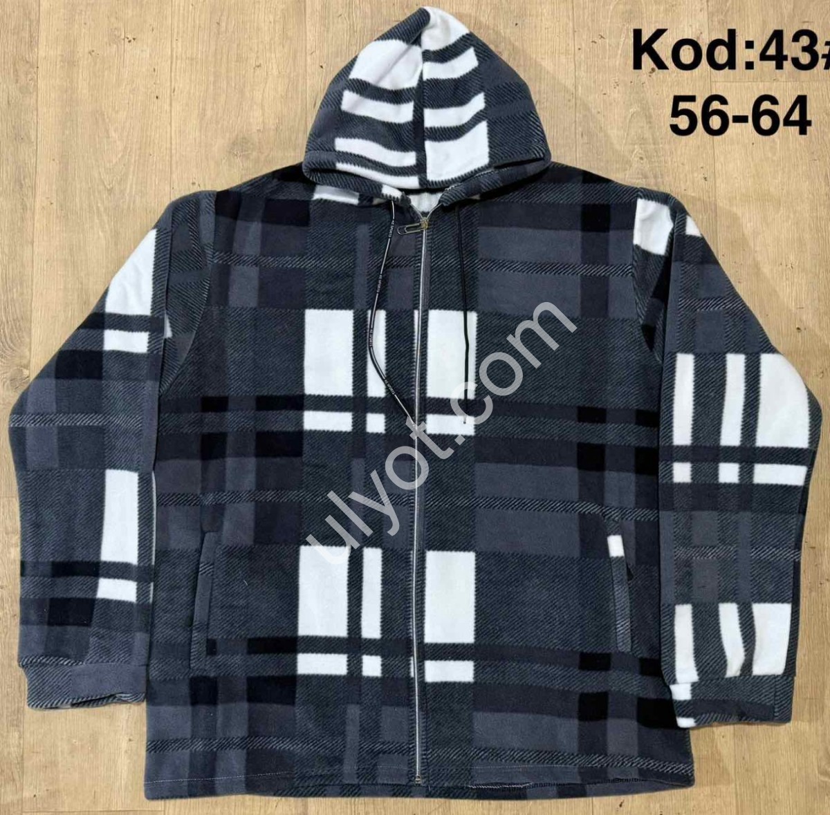 РУБАШКА (56-54) ФЛИС ГРАФИТ 43