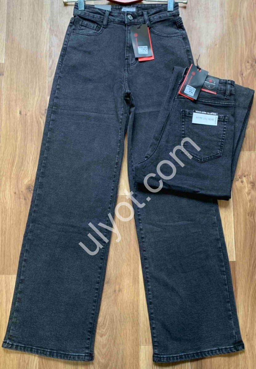 ДЖИНСЫ RELUCKY (25-30) БАЙКА ГРАФИТ W395-7