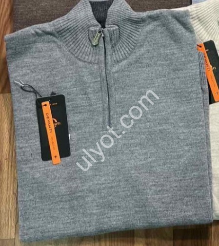 СВІТЕР DEVANTI (L-2XL) СІРИЙ 73501-2