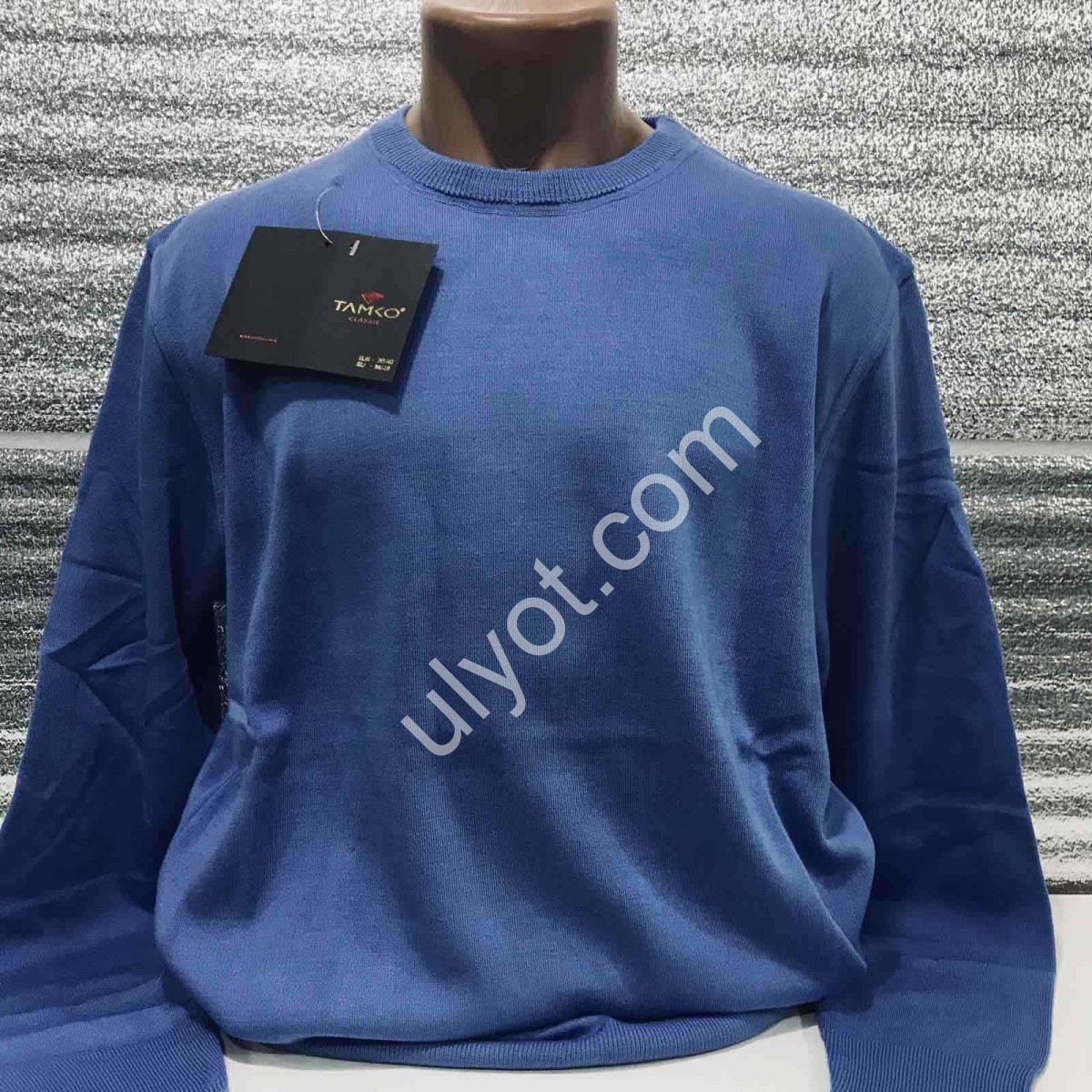 СВІТЕР TAMKO (M-2XL) СИНІЙ