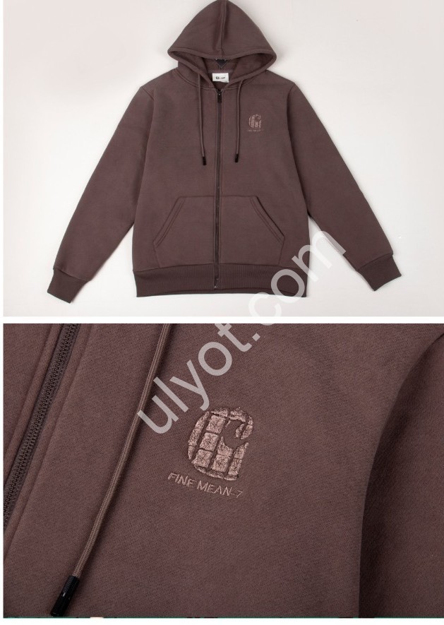 КОФТА JJF (L-4XL) ФЛІС ШОКОЛАД 50101