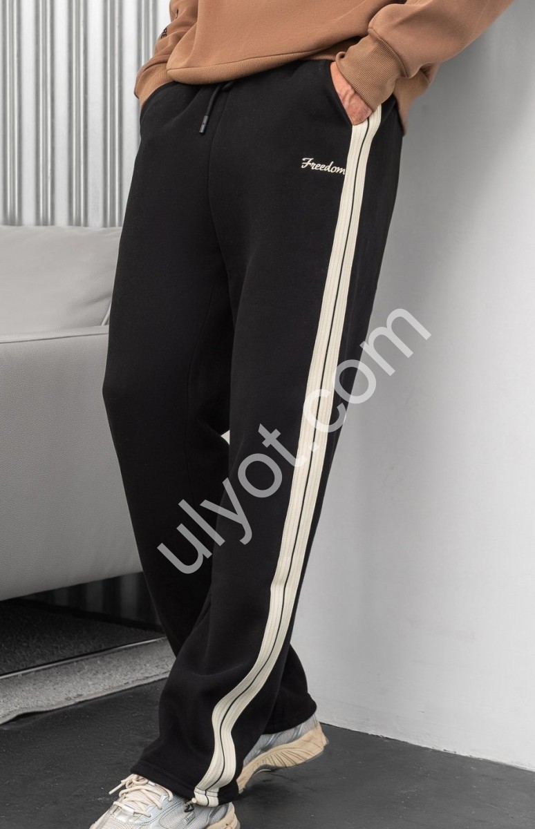 ШТАНИ JJF (L-4XL) Хутро Чорне 50126