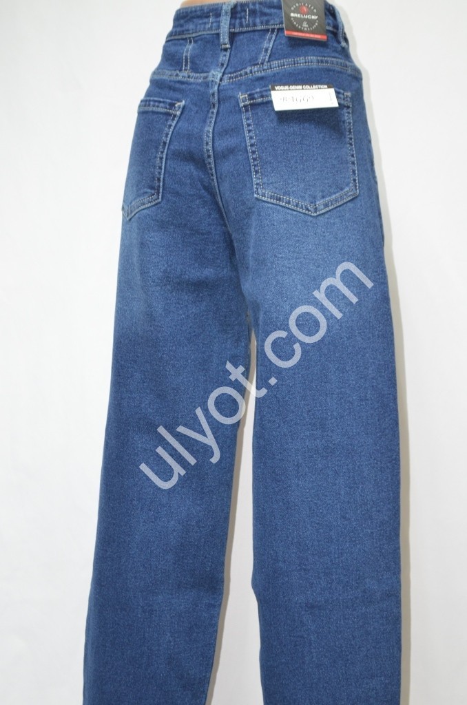 ДЖИНСИ RELUCKY (28-33) БАЙКА Т.СИНІЙ B0285-6