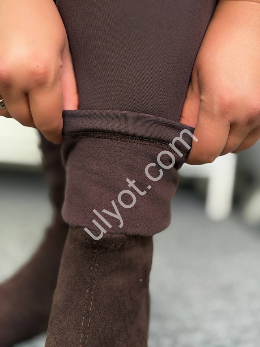 Фото 2 Лосини (50-62) ФЛІС ШОКОЛАД 214