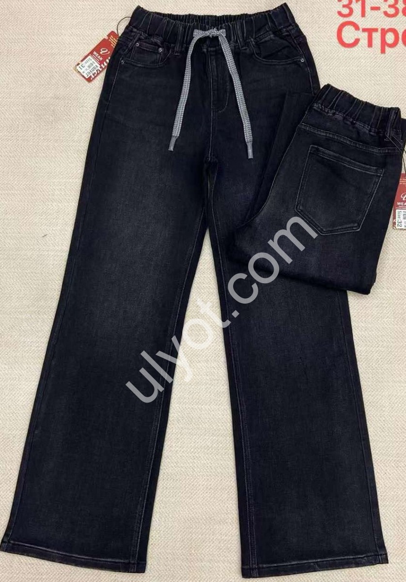 ДЖИНСИ VANVER (31-38) ЧОРНИЙ D82166