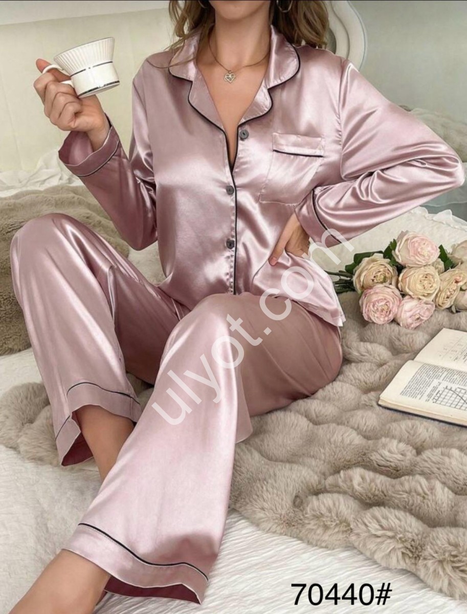 ПИЖАМА (M-3XL) ПУДРА 70440