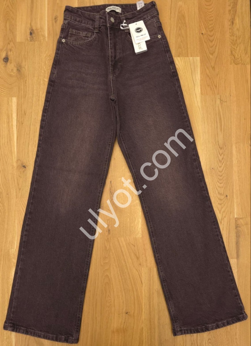ДЖИНСЫ REAL FOCUS (25-30) ШОКОЛАД 1342-415