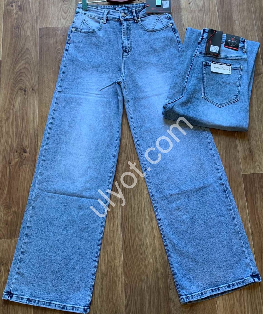 ДЖИНСЫ RELUCKY (28-33) ГОЛУБОЙ 304-13