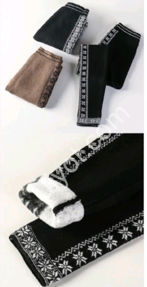 Лосини (XL-6XL) Хутро Мікс 6621