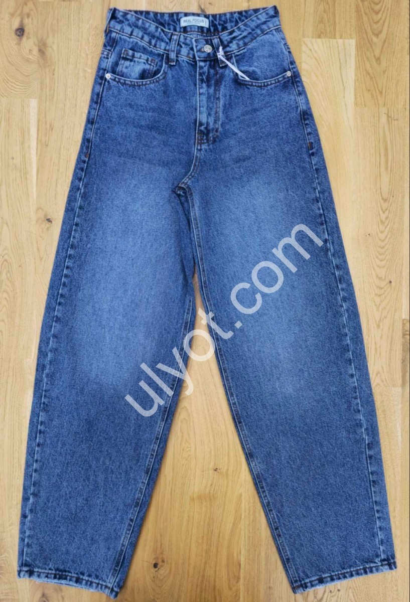 ДЖИНСИ REAL FOCUS (25-27) Т.СИНІЙ 1775-13