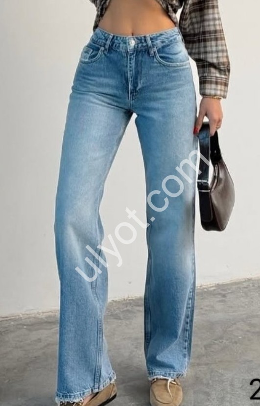 ДЖИНСИ WOMAN DENIM (34-40) БЛАКИТНИЙ 2064/1578