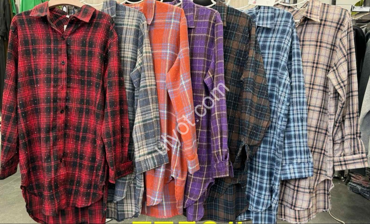 Сорочка (3XL-6XL) СТРАЗ ФІОЛЕТ 7752