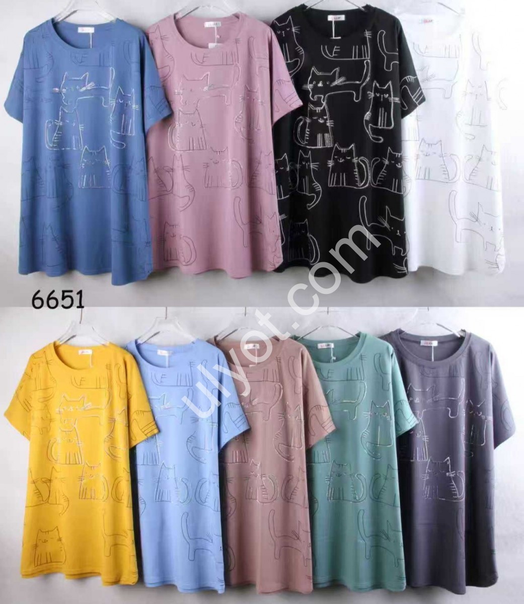 ФУТБОЛКА JJF (ONE SIZE БАТАЛ) МИКС 6651