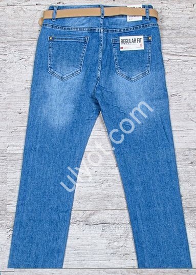 ДЖИНСЫ SASHA (30-36) Т.СИНИЙ 7558-4